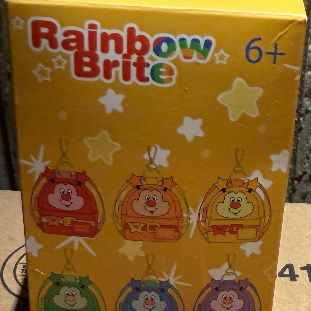 Loungefly Rainbow Brite Mini Backpack Bag Charm Keychain – Blue | Open Box - Picture 7 of 7